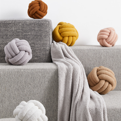 Knotted Ball Sofa Pillow
