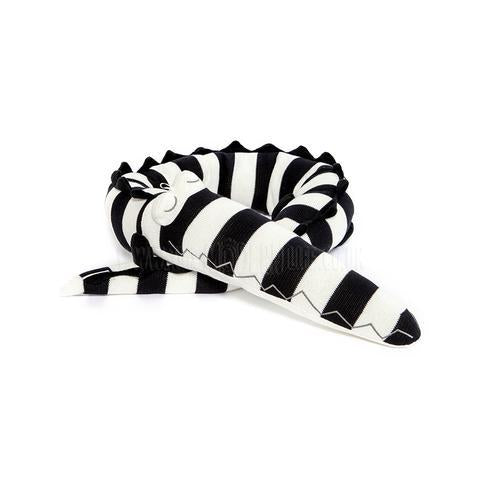 Striped Crocodile Pillow for Kids - Soothing Decor Toy